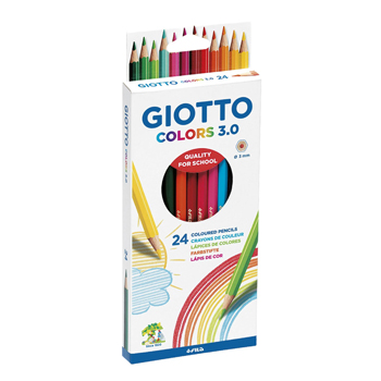 Lápis Cor 24un Giotto Colors 3.0 18cm