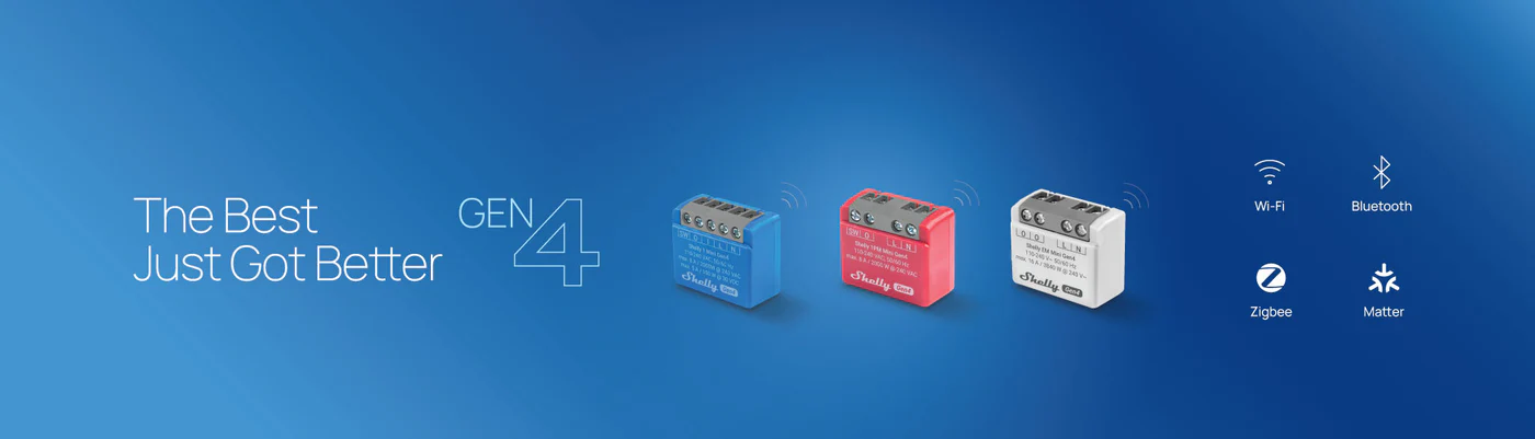 Nova Geração Shelly Gen4!