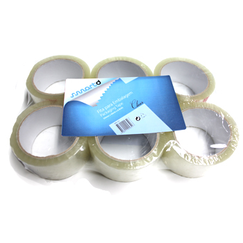 Fita Adesiva 50mmx66m Transparente PP (baixo ruído)